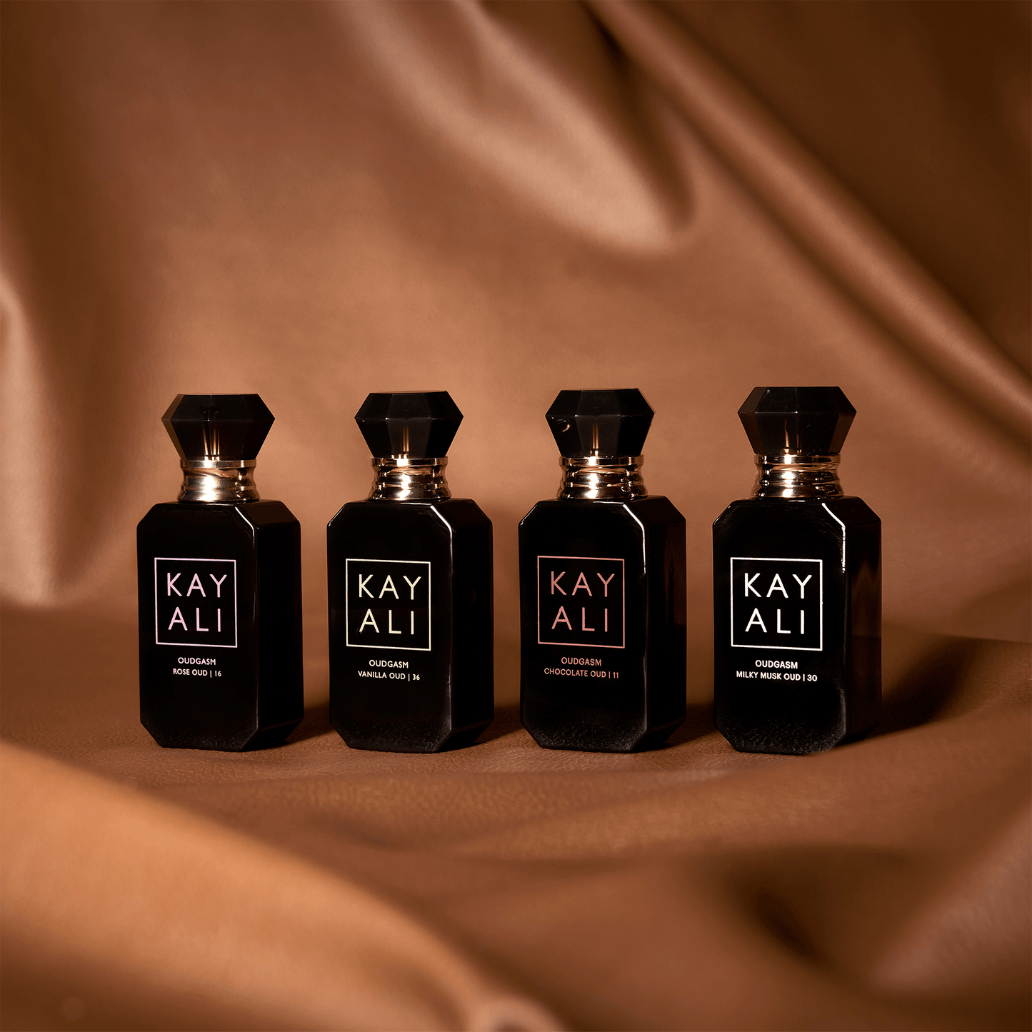 OUDGASM Miniature Set (Vanilla, Rose, Milky Musk, Chocolate)
