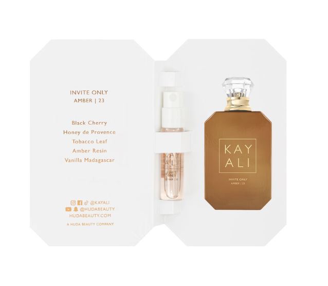 Invite Only Amber Sample Vials