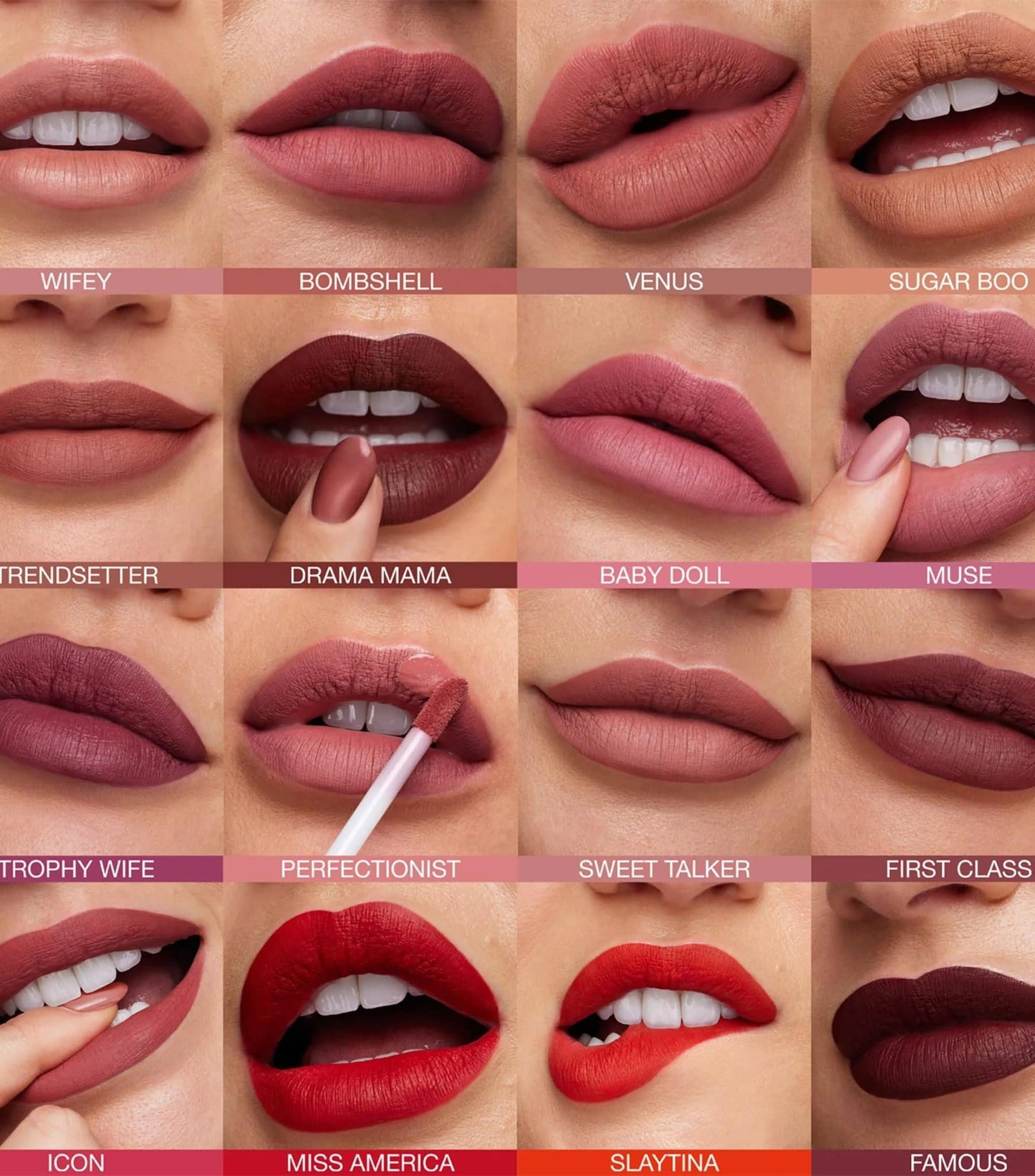 Liquid Matte Ultra-Comfort Transfer-Proof Lipstick - Miss America