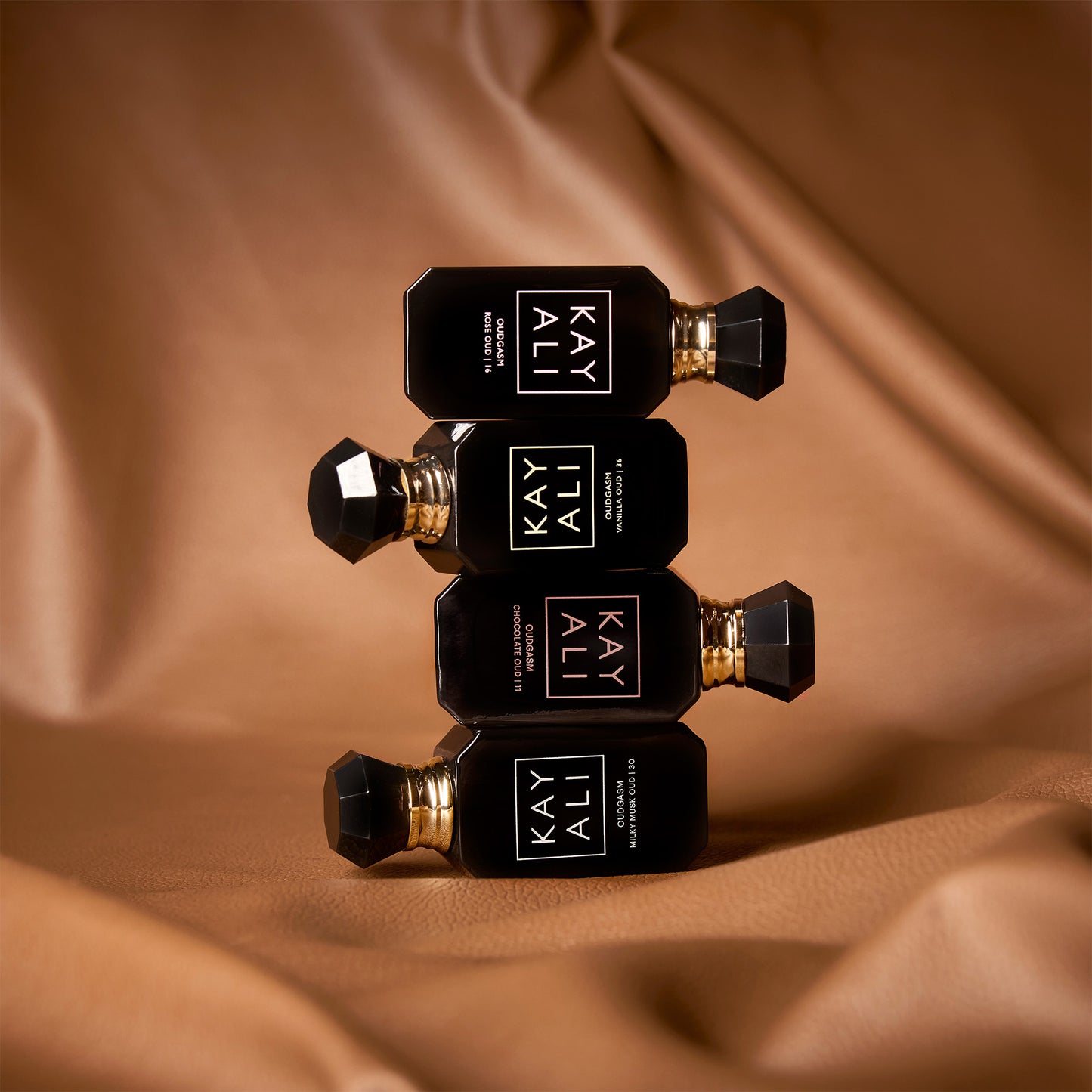 OUDGASM Miniature Set (Vanilla, Rose, Milky Musk, Chocolate)