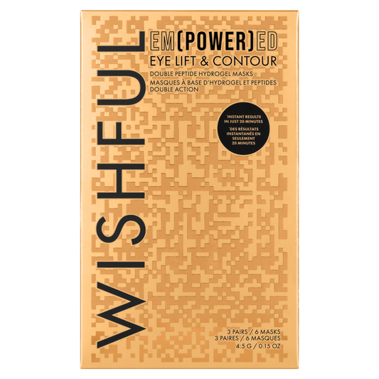 Wishful Empowered Eye Lift & Contour Double Peptide Hydrogel Masks 3 Pack