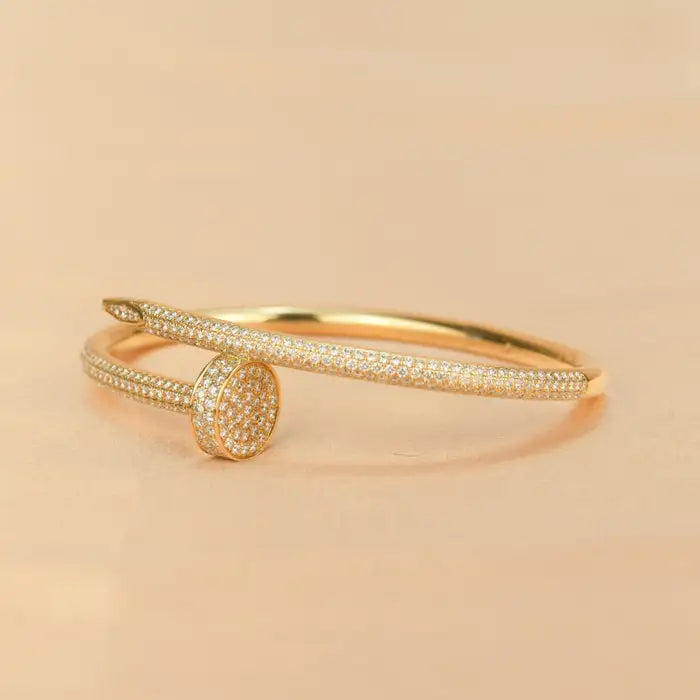 Gold Pave Diamond Bracelet