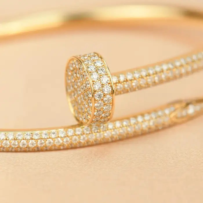 Gold Pave Diamond Bracelet